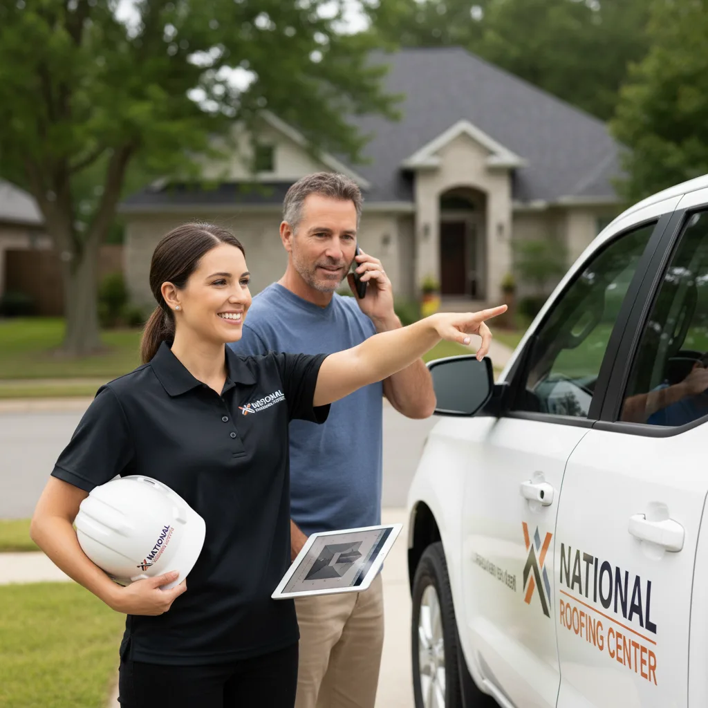 National Roofing Center customer support in Anderson